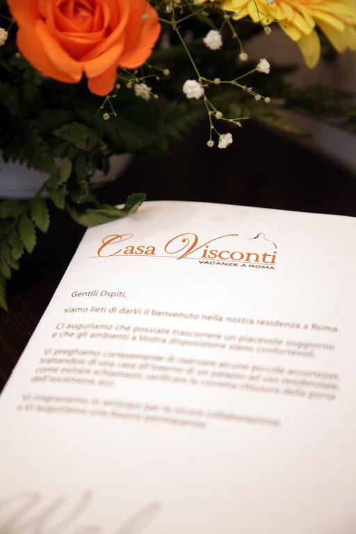 Appartamento Casa Visconti Roma Esterno foto